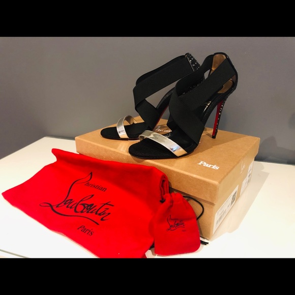 ❌SOLD❌ Christian Louboutin Elastagram 100mm - Picture 1 of 6